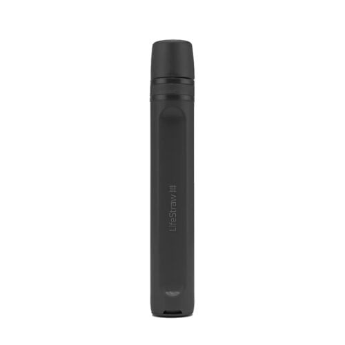Personal Water Filter Straw Dark Grey
