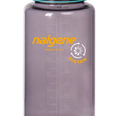 Nalgene 32oz Wide Mouth Sustain Aubergine — drinkfles met brede opening