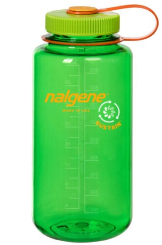 Nalgene 32oz Wide Mouth Sustain Melon Ball — drinkfles met brede opening