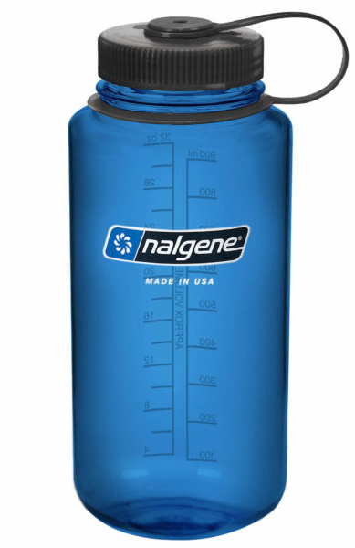 Nalgene 32oz Wide Mouth Tritan Blue — drinkfles met brede opening