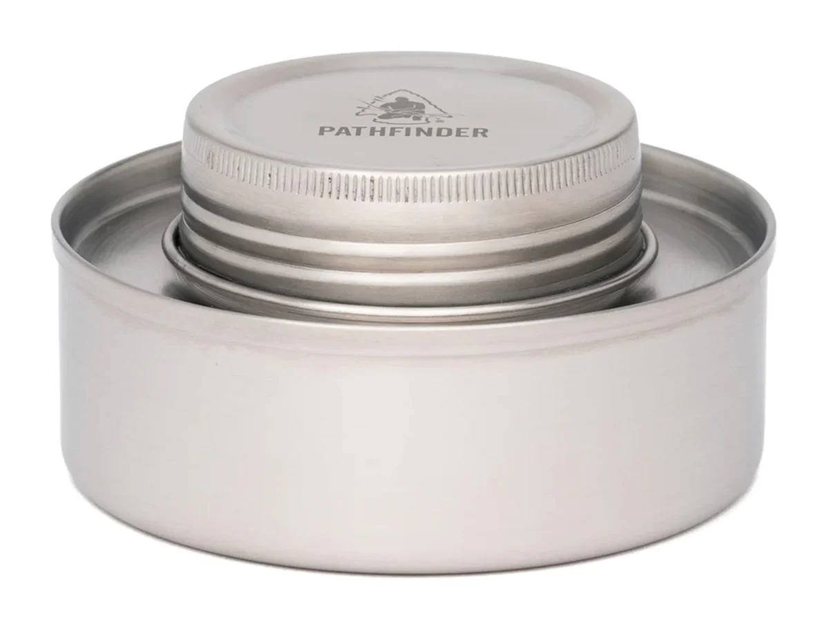 Pathfinder RVS Alcohol Brander (133ml) met Vlam Regelaar