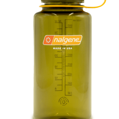 Nalgene 32oz Wide Mouth Sustain Olive — drinkfles met brede opening