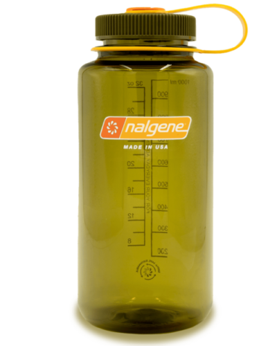 Nalgene 32oz Wide Mouth Sustain Olive — drinkfles met brede opening