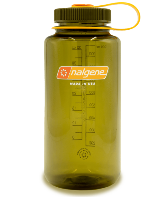 Nalgene 32oz Wide Mouth Sustain Olive — drinkfles met brede opening