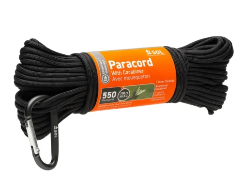 550 Paracord 30,5 m Karabijnhaak