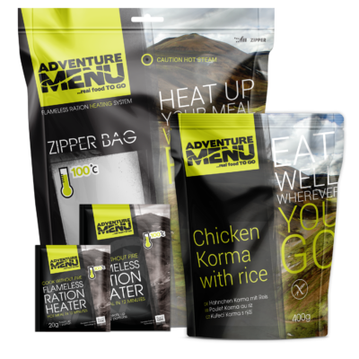 Flameless-heater ALLinONE (3pcs 20g + 2pcs 50g + zipper bag)