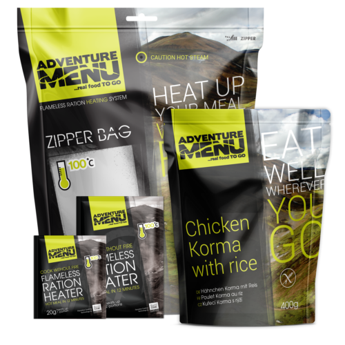 Flameless-heater ALLinONE (3pcs 20g + 2pcs 50g + zipper bag)
