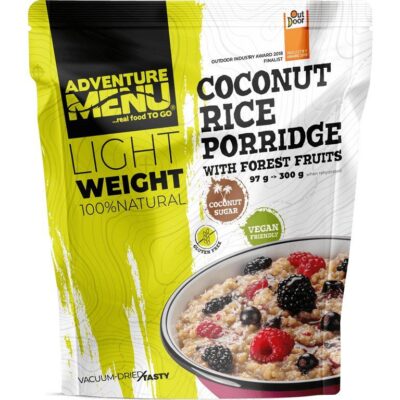 Adventure Menu Coconut Rice Porridge with Forest Fruits