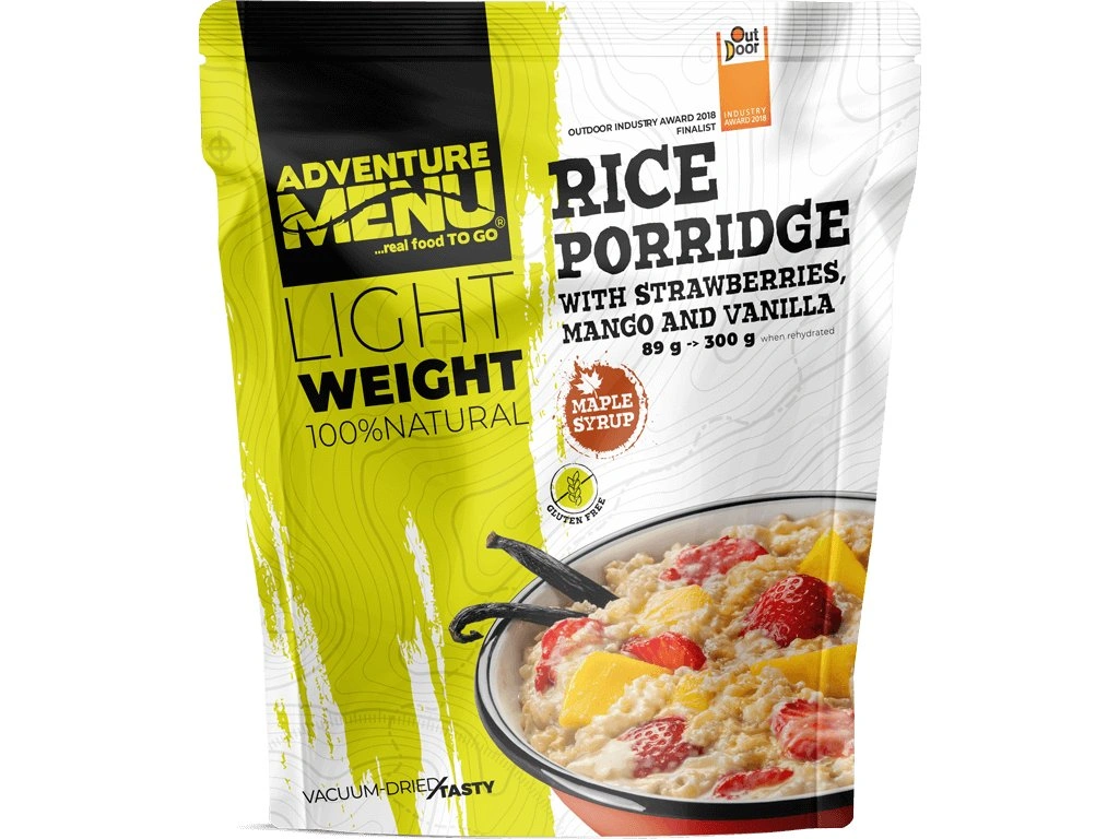 Rice porridge with Strawberries, Mango and Vanilla - Afbeelding 1