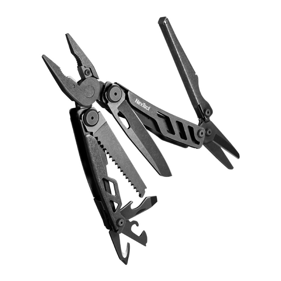 Nextool Flagship Pro — open vanuit een andere hoek