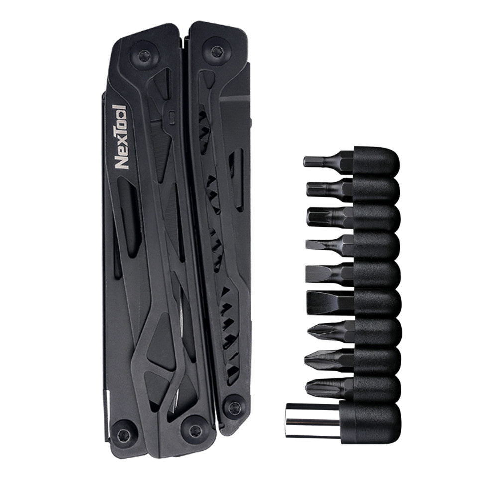 Nextool Black Knight — gesloten met bitset