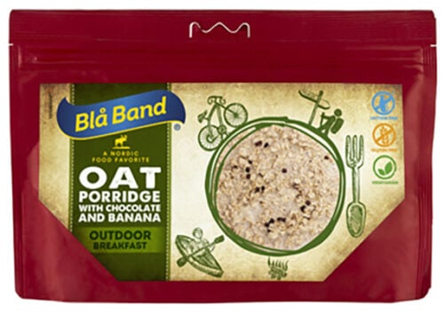 Oat Porridge with Chocolate and Banana