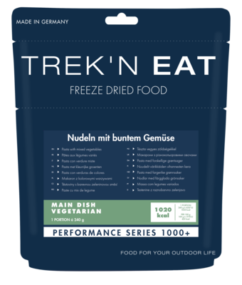 Trek ’n Eat Pasta with vegetables PS1000+ PS1000+ verpakking