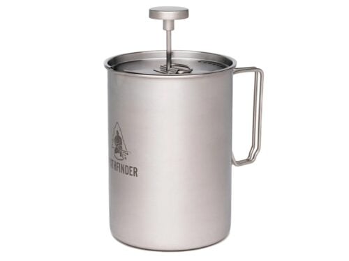 Pathfinder French Press met zichtbaar persmechanisme