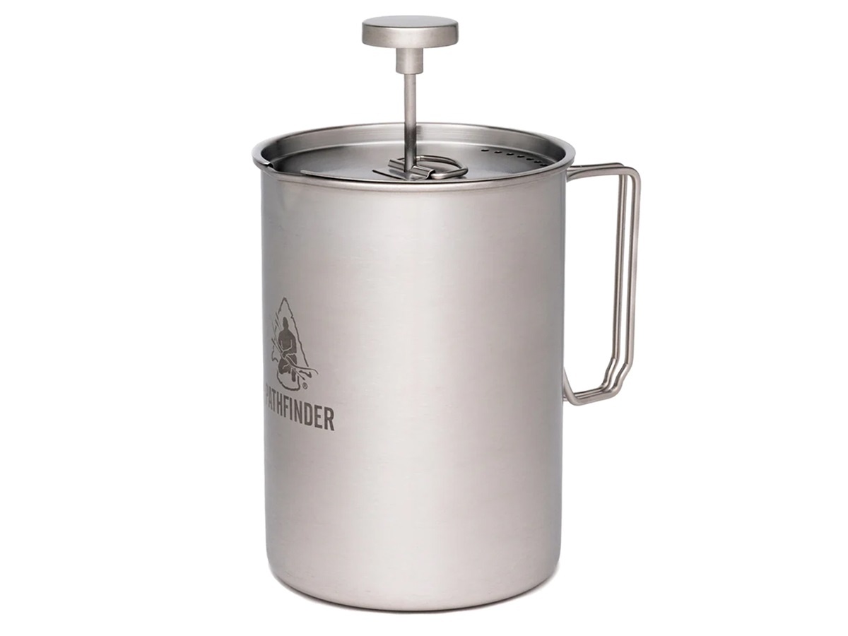 Pathfinder French Press met zichtbaar persmechanisme