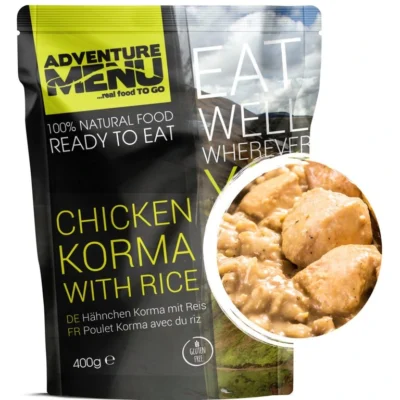 Adventure Menu Chicken Korma with rice — fabrikantverpakking