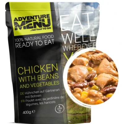 Adventure Menu Chicken with beans and vegetables — fabrikantverpakking