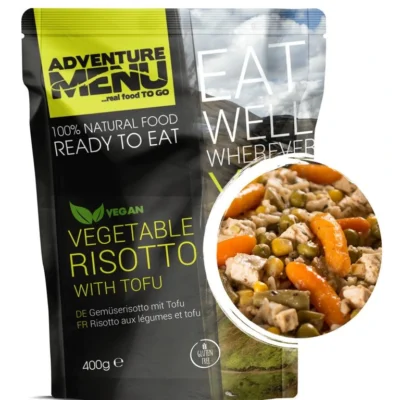 Adventure Menu Vegetable risotto  with Tofu — fabrikantverpakking