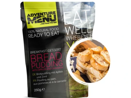 Adventure Menu Bread pudding with apples and cinnamon — fabrikantverpakking