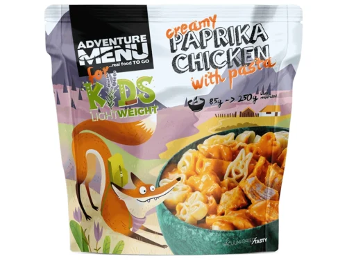 Adventure Menu KIDS Creamy paprika chicken with pasta — fabrikantverpakking, standaardportie
