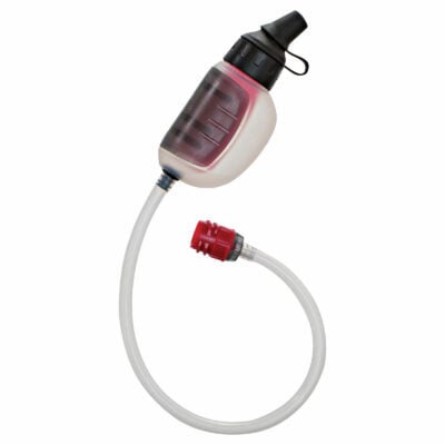 MSR TrailShot — handbediend waterfilter met inlaatslang