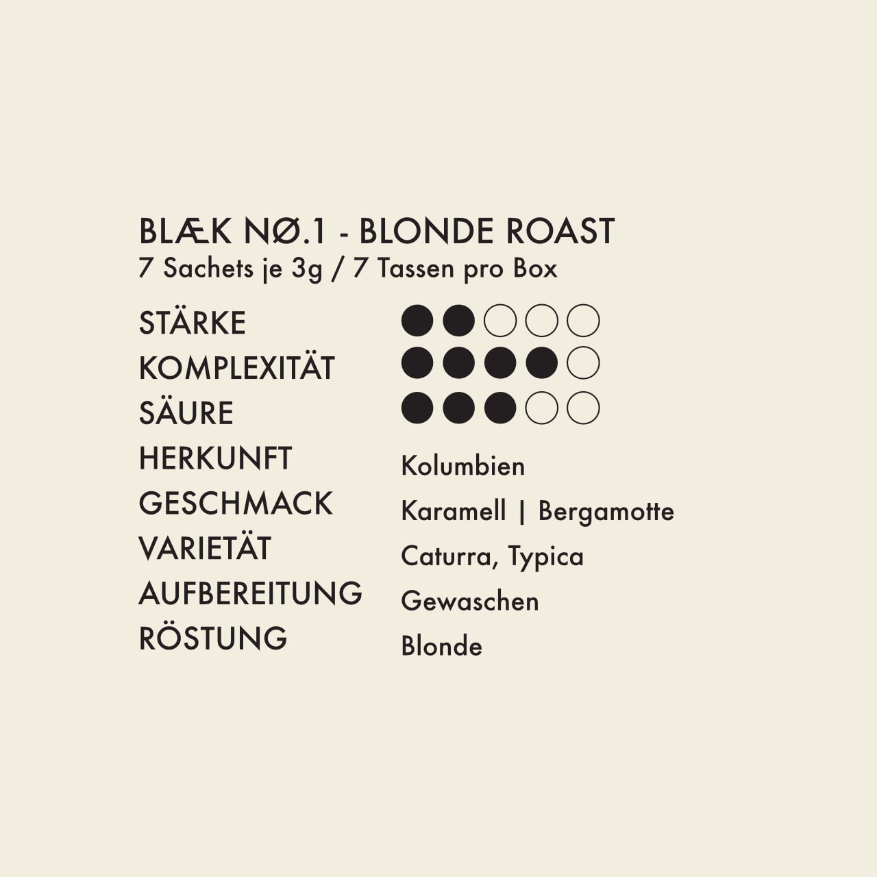 BLÆK NØ.1 - BLONDE ROAST - Afbeelding 3