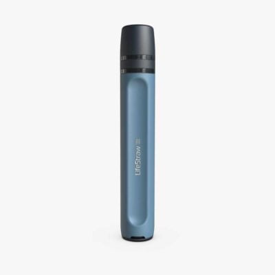 Personal Water Filter Straw Blue