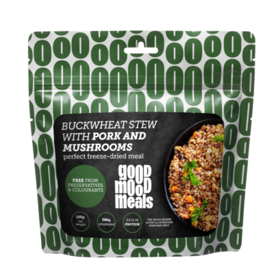 Buckwheat Stew with Pork and Mushrooms