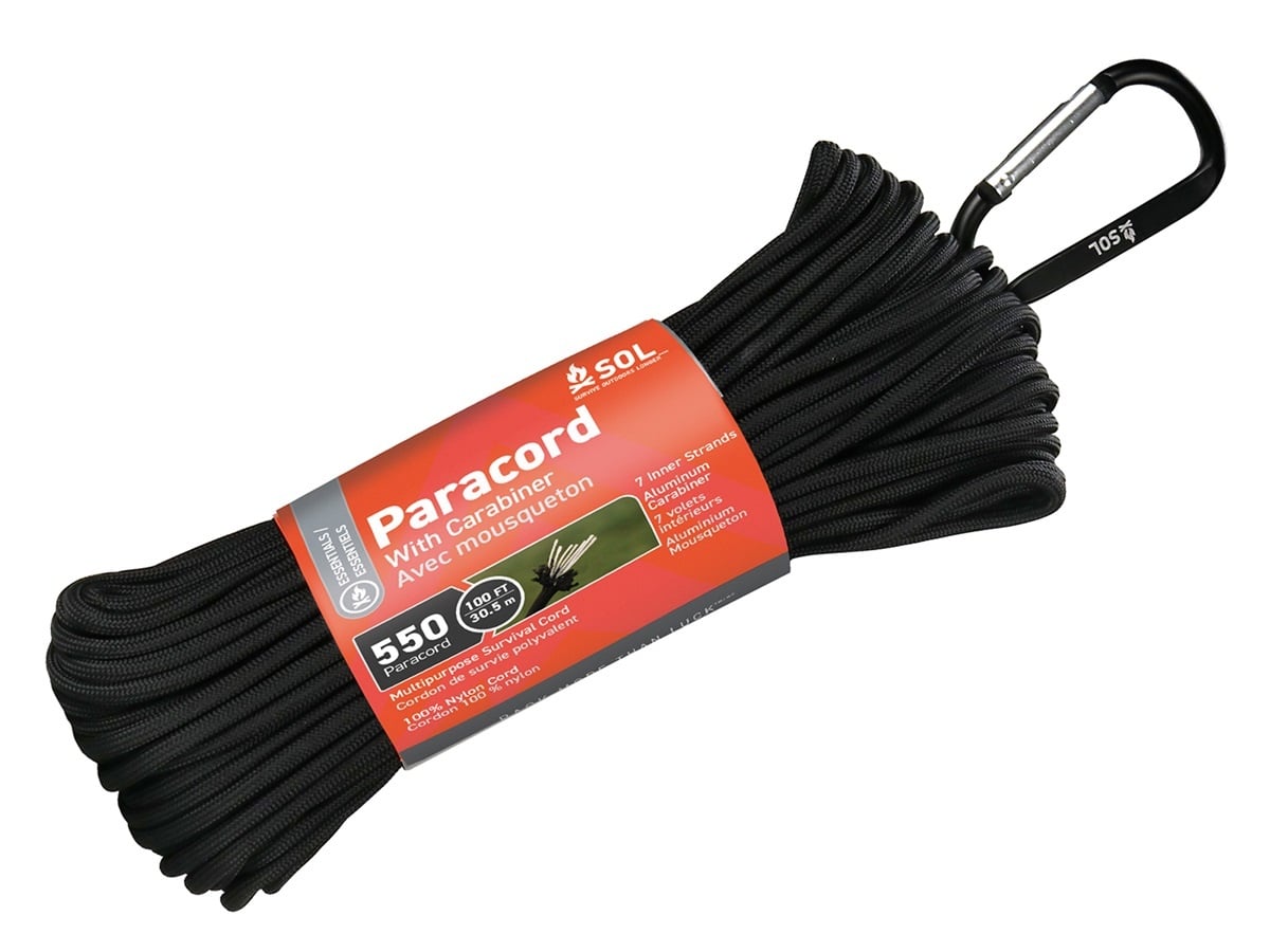 550 Paracord 30,5 m Karabijnhaak - Afbeelding 3