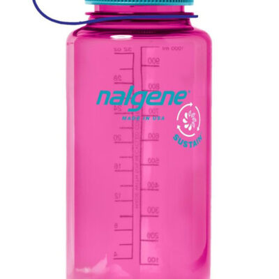 Nalgene 32oz Wide Mouth Sustain Electric Magenta — drinkfles met brede opening