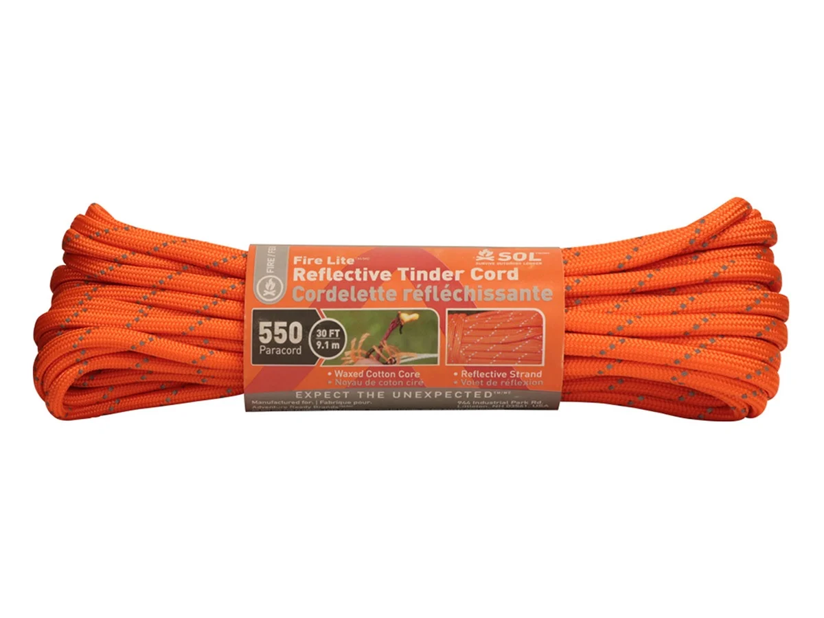 Fire Lite 550 Tinder Paracord 9,1 m - Afbeelding 1