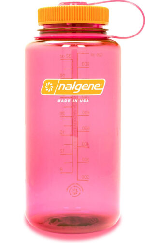 Nalgene 32oz Wide Mouth Sustain Flamingo Pink — drinkfles met brede opening