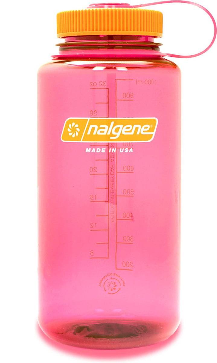 Nalgene 32oz Wide Mouth Sustain Flamingo Pink — drinkfles met brede opening