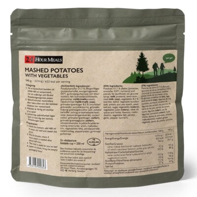 Mashed potatoes with vegetables