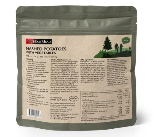 Mashed potatoes with vegetables