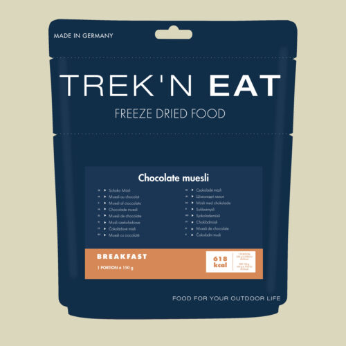 Trek ’n Eat Chocolate Muesli verpakking