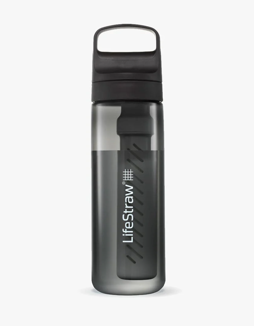Go 2.0 Water Filter Bottle 650ml Nordic Noir - Afbeelding 1