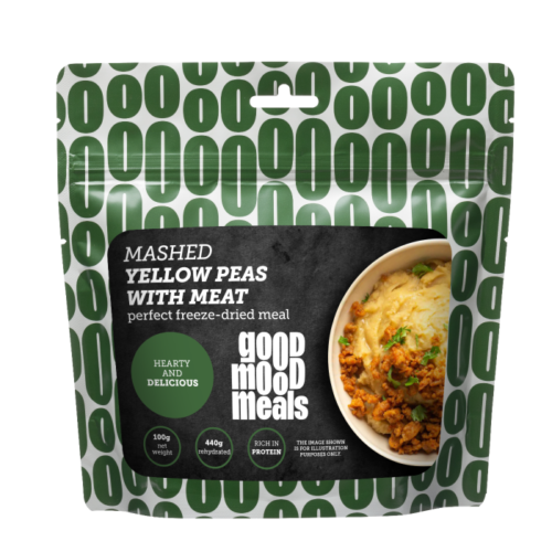 Mashed Yellow Peas with Meat