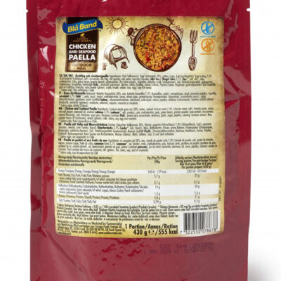 Chicken and seafood paella
