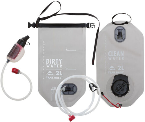 MSR Trail Base 2 liter — filter met vuilwater- en schoonwaterzak