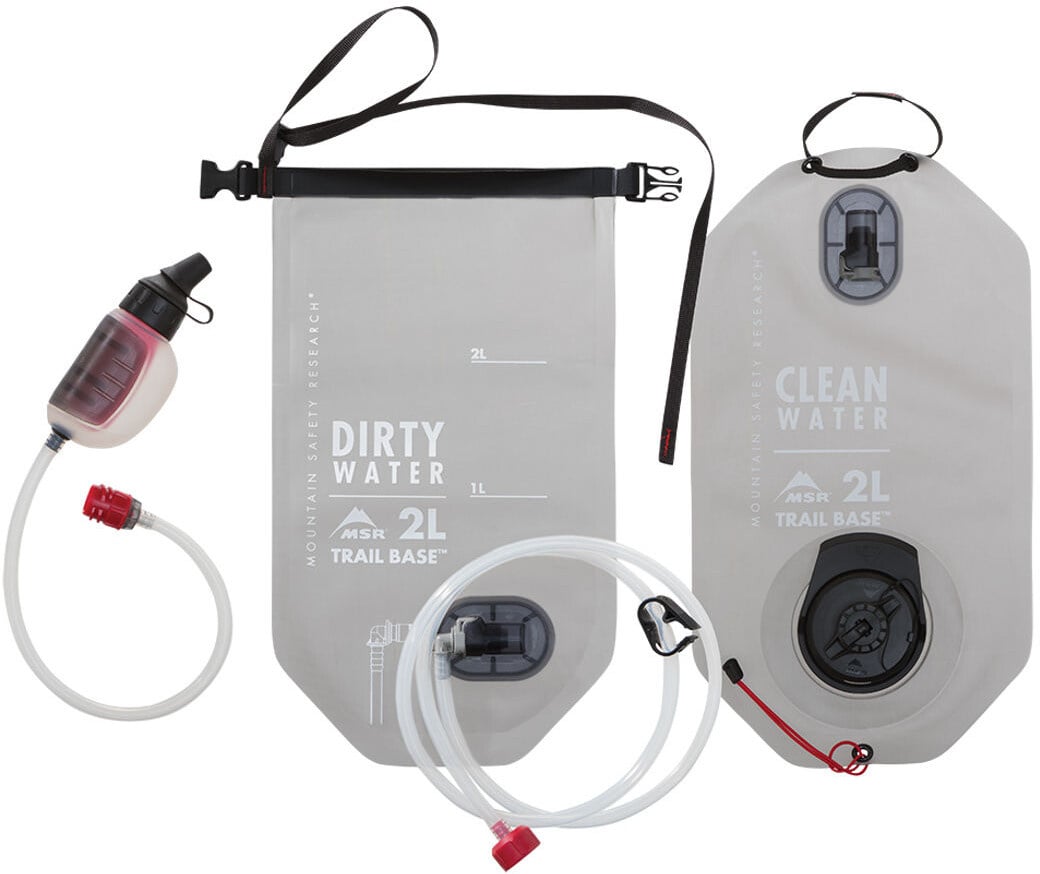 MSR Trail Base 2 liter — filter met vuilwater- en schoonwaterzak