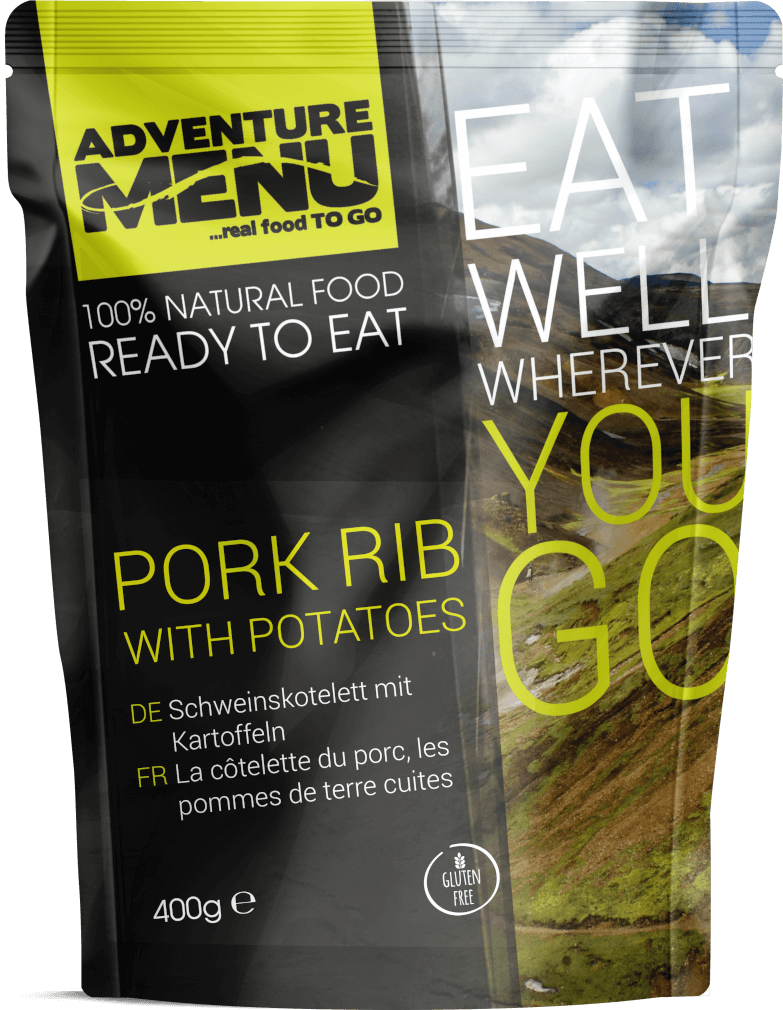 Pork rib with boiled potatoes - Afbeelding 1