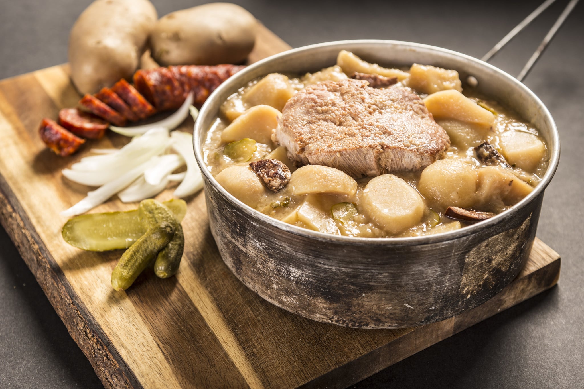 Pork rib with boiled potatoes - Afbeelding 2