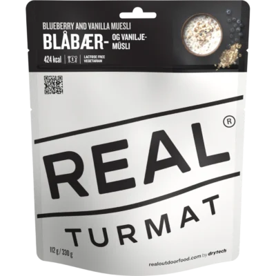 Real Turmat Blueberry and Vanilla Muesli — productfoto