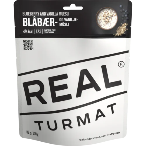 Real Turmat Blueberry and Vanilla Muesli — productfoto