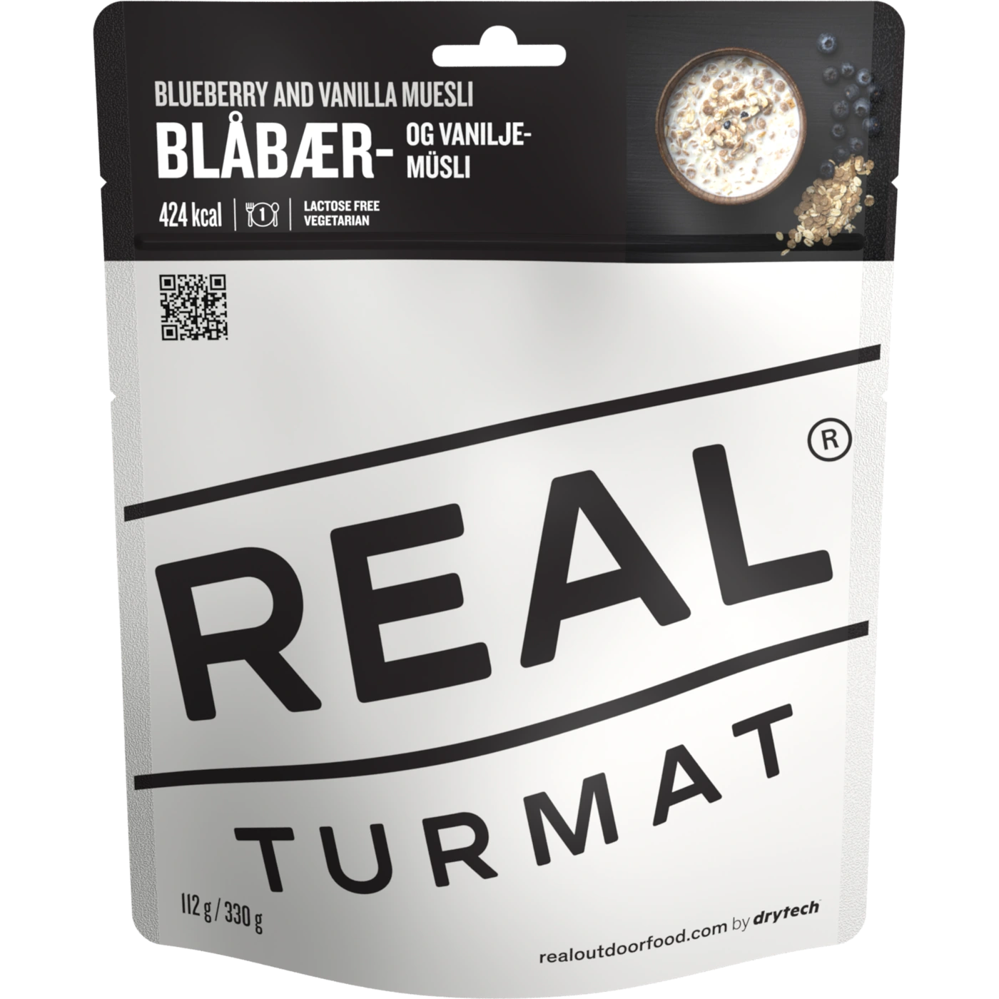 Real Turmat Blueberry and Vanilla Muesli — productfoto