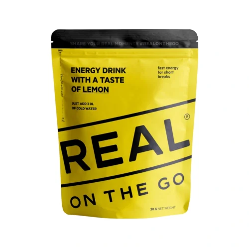 Real Turmat Energy Drink Lemon — productfoto
