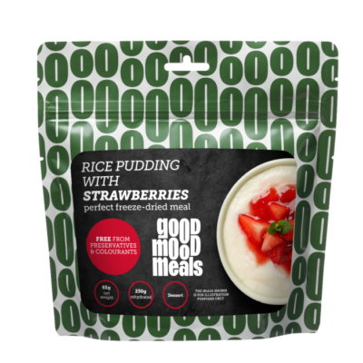 Rice Pudding with Strawberries