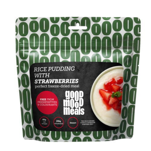 Rice Pudding with Strawberries