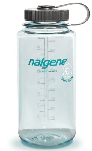Nalgene 32oz Wide Mouth Sustain Seafoam — drinkfles met brede opening